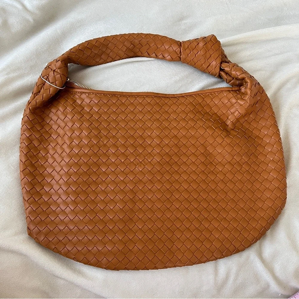 Anthropologie The Brigitte Satchel by Melie Bianco in Tan - Picture 4 of 6